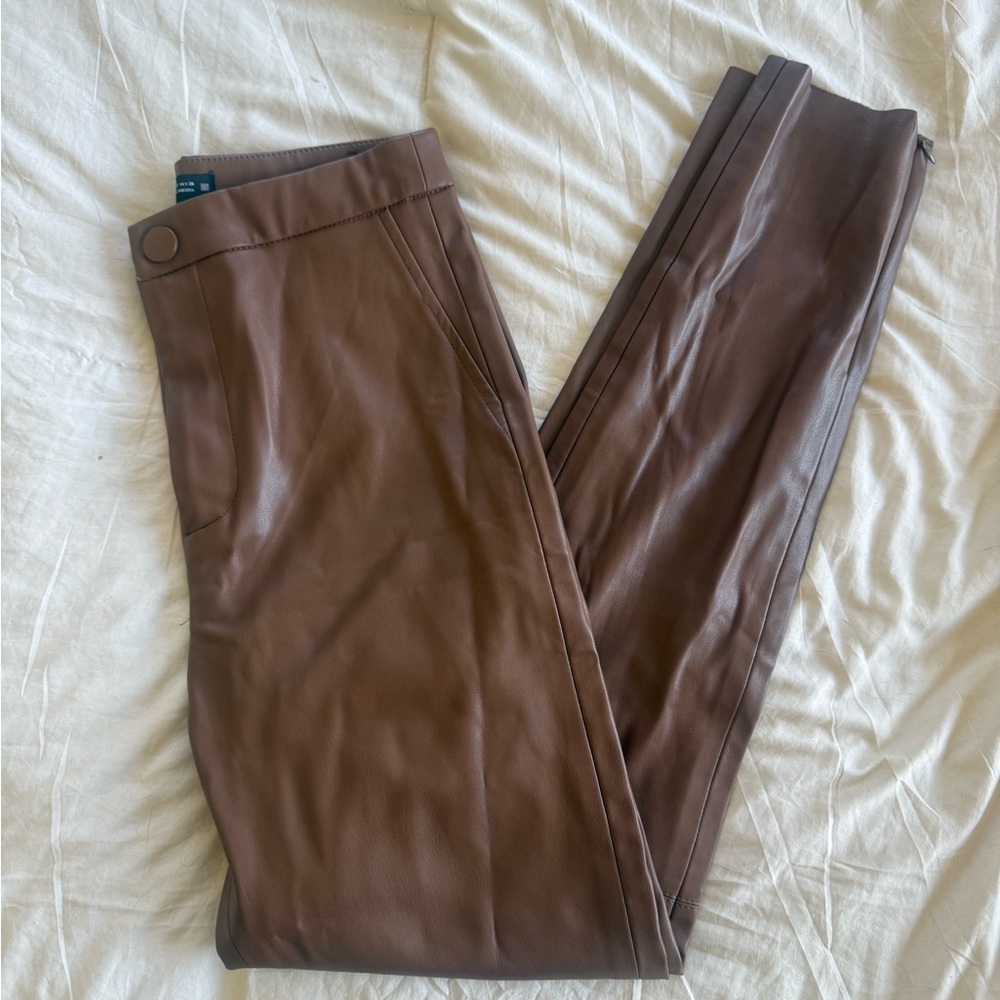Zara Faux Leather Pants